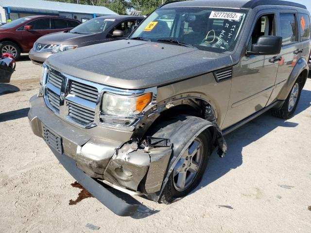 1D8GU58KX7W656592 - 2007 DODGE NITRO SLT TAN photo 9