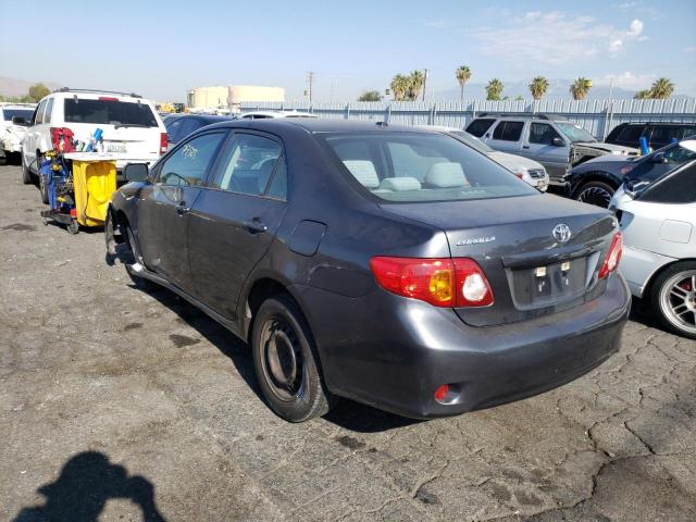 1NXBU4EE8AZ289157 - 2010 TOYOTA CAROLLA GRAY photo 3