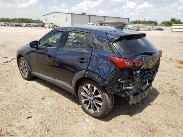 JM1DKDC75K1446170 - 2019 MAZDA CX-3 TOURI BLUE photo 3