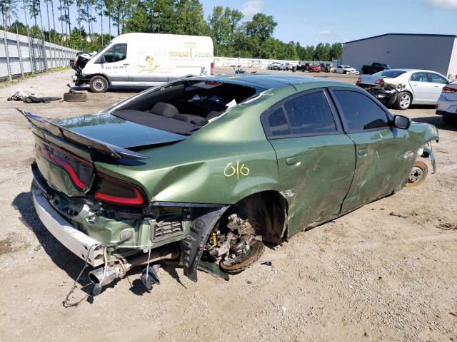 2C3CDXGJ7MH571967 - 2021 DODGE CHARGER SC GREEN photo 4