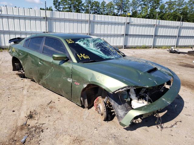 2C3CDXGJ7MH571967 - 2021 DODGE CHARGER SC GREEN photo 9