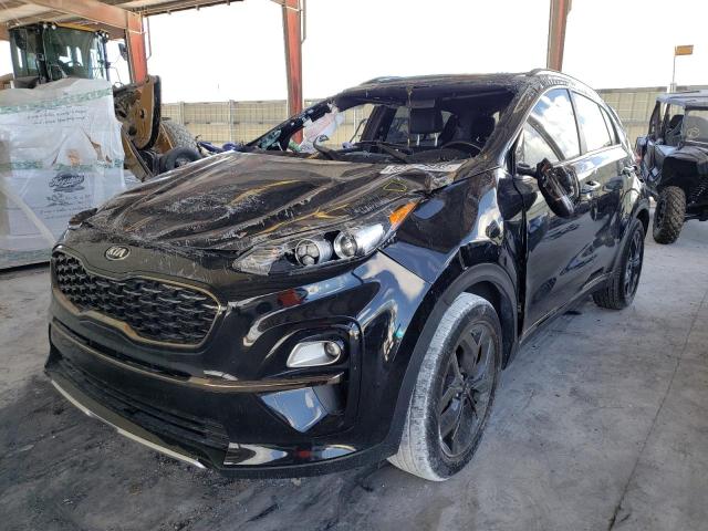 KNDP63AC0L7771366 - 2020 KIA SPORTAGE S BLACK photo 2