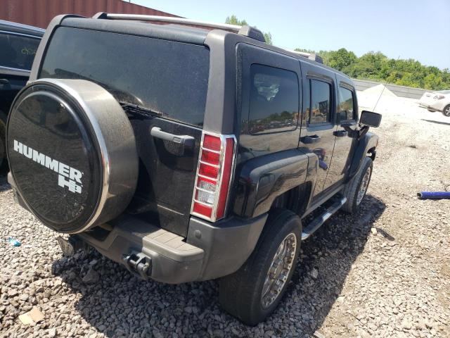 5GTEN13E588110455 - 2008 HUMMER H3 BLACK photo 4