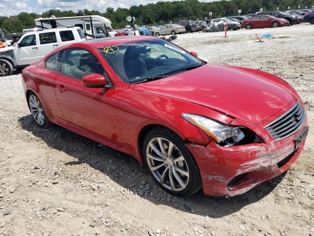 JNKCV64E39M605884 - 2009 INFINITI G37 BASE RED photo 1