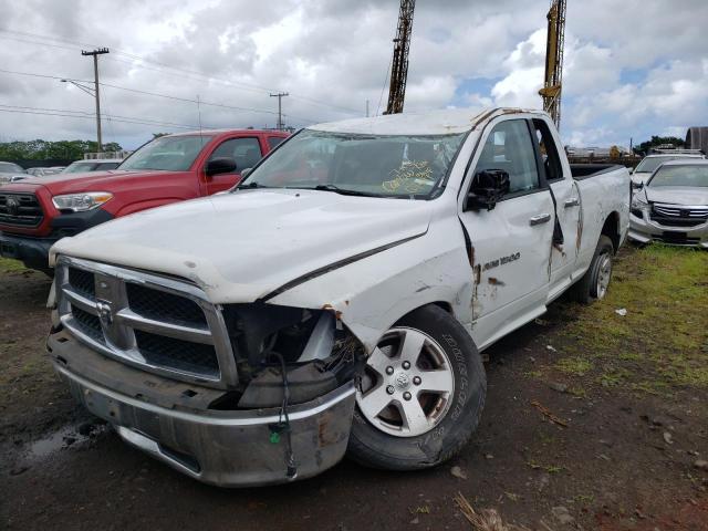 1C6RD7GP1CS102298 - 2012 DODGE RAM 1500 S WHITE photo 2