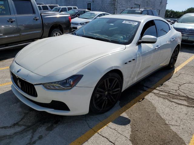 ZAM57XSA0H1216187 - 2017 MASERATI GHIBLI WHITE photo 2