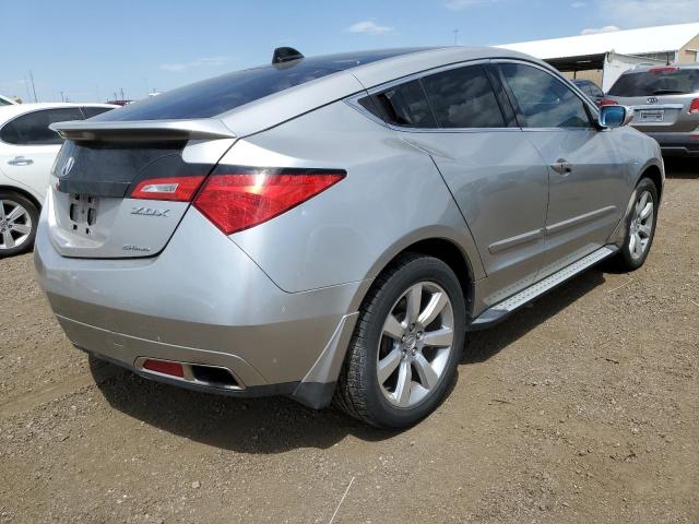 2HNYB1H67AH500188 - 2010 ACURA ZDX ADVANC SILVER photo 4