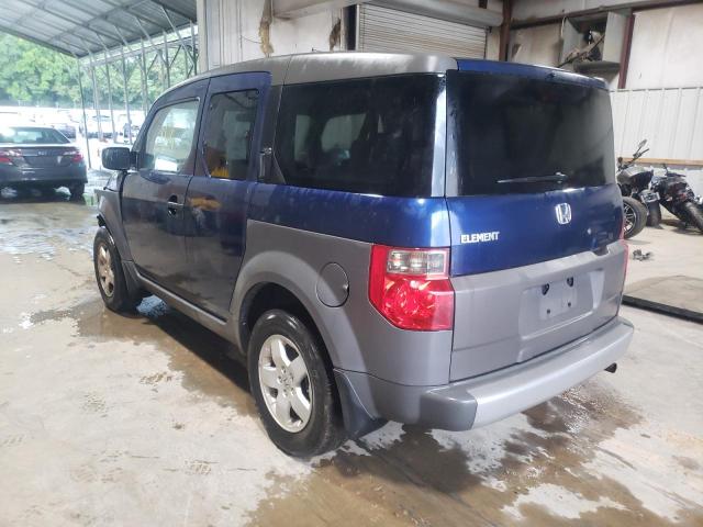 5J6YH18593L016258 - 2003 HONDA ELEMENT EX BLUE photo 3