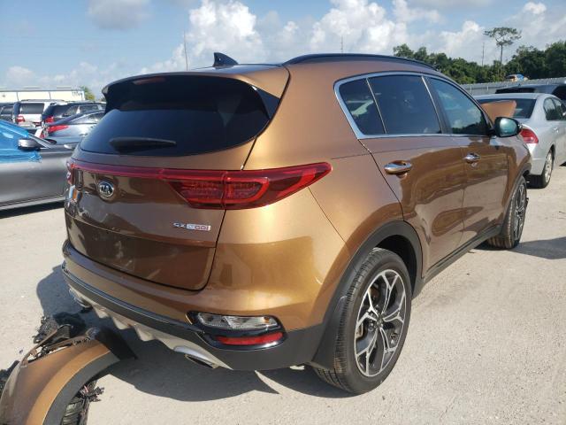 KNDPR3A69L7726556 - 2020 KIA SPORTAGE S TAN photo 4