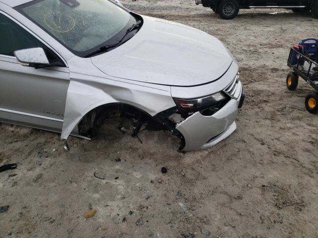 2G1145S34G9102777 - 2016 CHEVROLET IMPALA LTZ SILVER photo 9