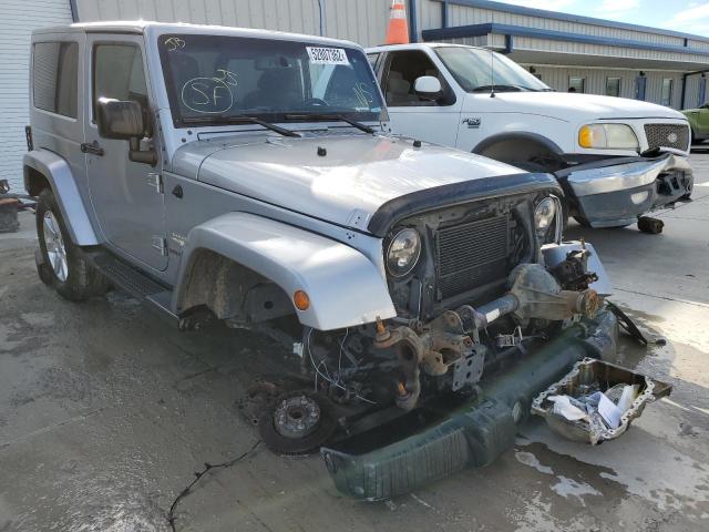 1C4AJWBGXFL556533 - 2015 JEEP WRANGLER S Արծաթագույն լուսանկար 1