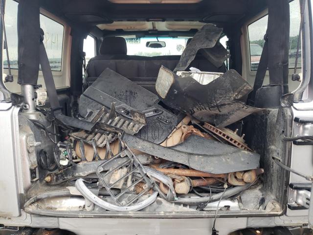 1C4AJWBGXFL556533 - 2015 JEEP WRANGLER S Արծաթագույն լուսանկար 10