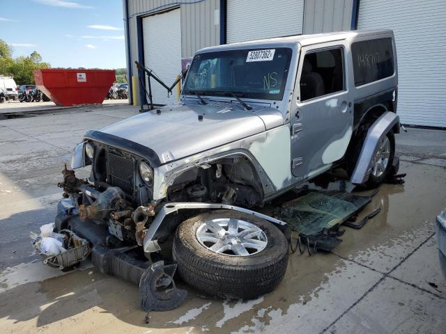 1C4AJWBGXFL556533 - 2015 JEEP WRANGLER S Արծաթագույն լուսանկար 2