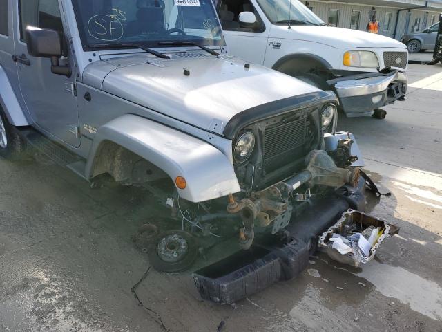 1C4AJWBGXFL556533 - 2015 JEEP WRANGLER S Արծաթագույն լուսանկար 9