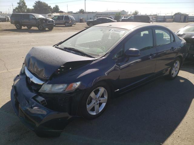 2HGFA16689H508025 - 2009 HONDA CIVIC LX-S Mavi foto 2