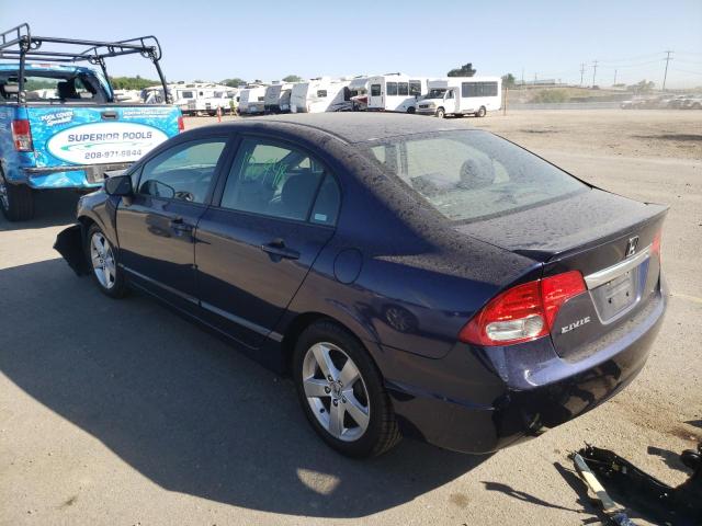 2HGFA16689H508025 - 2009 HONDA CIVIC LX-S Mavi foto 3