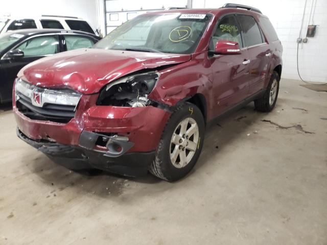 5GZEV23707J116121 - 2007 SATURN OUTLOOK XR წითელი ფოტო 2