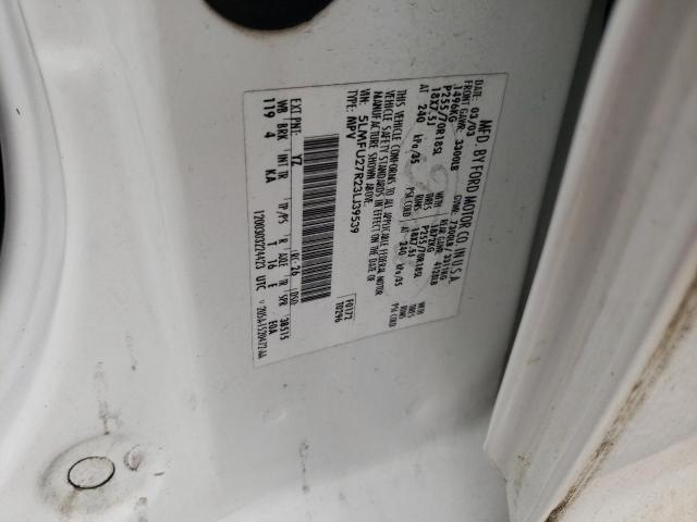 5LMFU27R23LJ39539 - 2003 LINCOLN NAVIGATOR თეთრი ფოტო 10