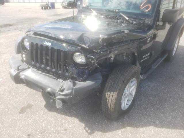 1C4AJWAG3HL578099 - 2017 JEEP WRANGLER S BLACK photo 9