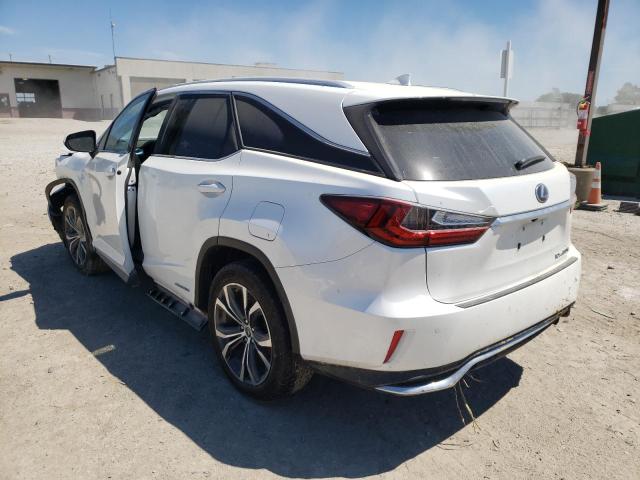 JTJDGKCA7J2005809 - 2018 LEXUS RX 450H L WHITE photo 3