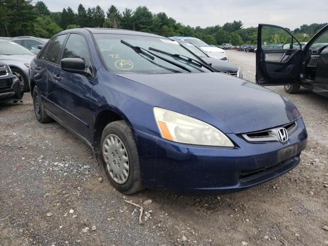 1HGCM56134A045417 - 2004 HONDA ACCORD DX BLUE photo 1