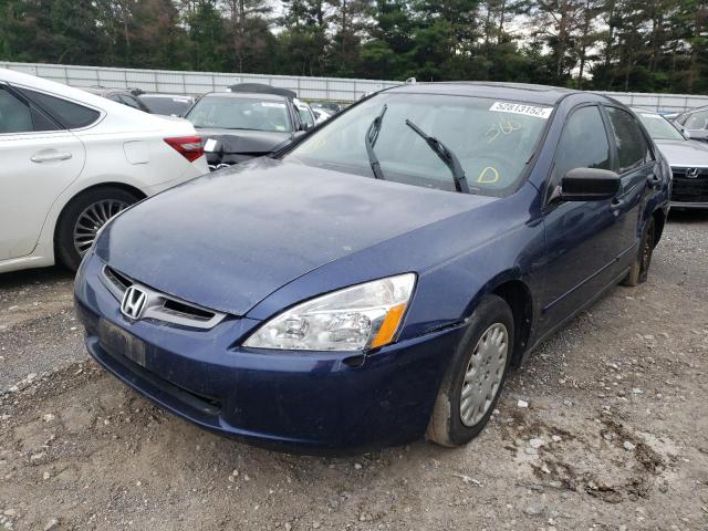 1HGCM56134A045417 - 2004 HONDA ACCORD DX BLUE photo 2