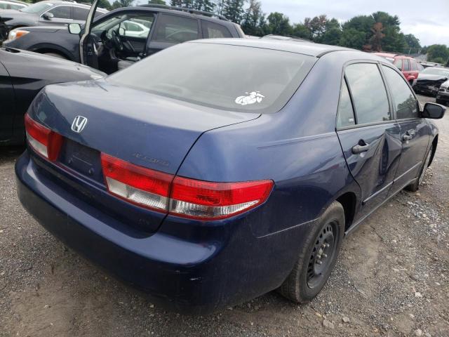 1HGCM56134A045417 - 2004 HONDA ACCORD DX BLUE photo 4