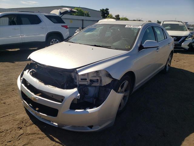 1G1ZC5EU4BF140701 - 2011 CHEVROLET MALIBU 1LT SILVER photo 2