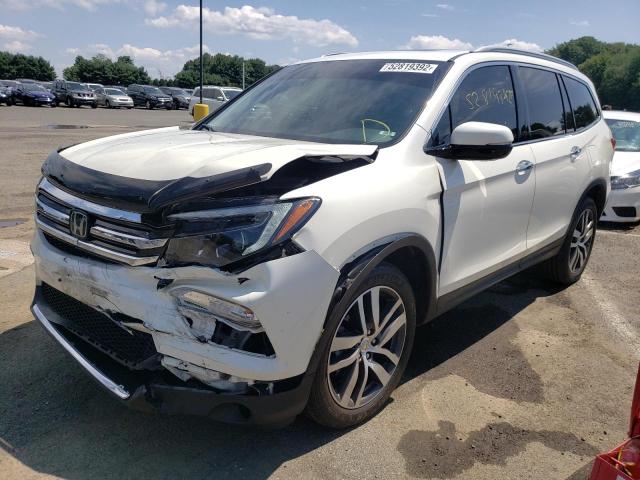 5FNYF6H00HB086822 - 2017 HONDA PILOT ELIT WHITE photo 2