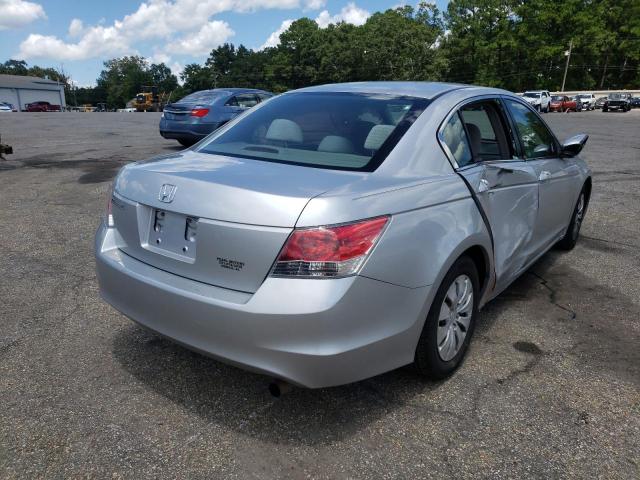 JHMCP26318C078124 - 2008 HONDA ACCORD LX SILVER photo 4