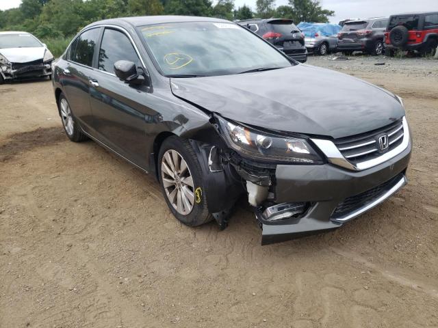 1HGCR2F82DA083265 - 2013 HONDA ACCORD GRAY photo 1