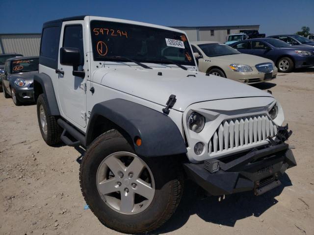 1C4AJWAG1FL597294 - 2015 JEEP WRANGLER S WHITE photo 1