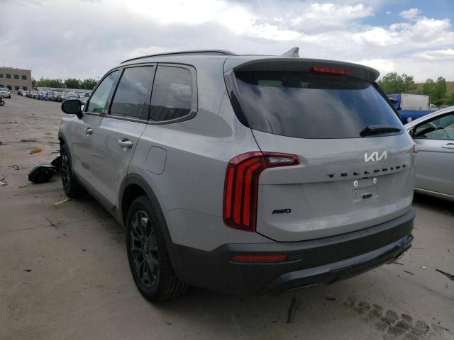 5XYP3DHC8NG236750 - 2022 KIA TELLURIDE GRAY photo 3