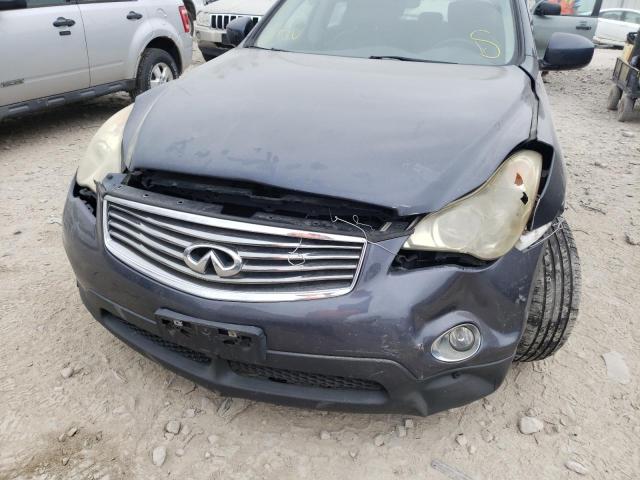 JNKAJ09F08M359618 - 2008 INFINITI EX35 BASE Mavi foto 9