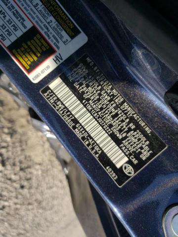 4T1BK1EB5JU270222 - 2018 TOYOTA AVALON XLE BLUE photo 10