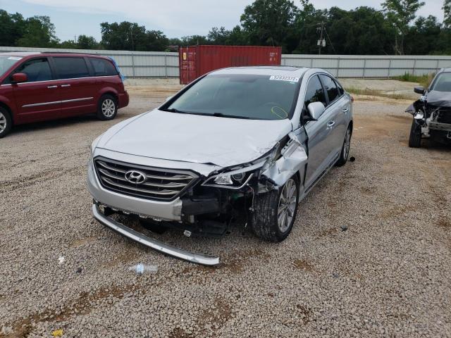 5NPE34AF7GH426224 - 2016 HYUNDAI SONATA SPO SILVER photo 2