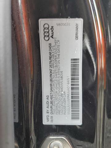 WAUVVAFR4AA016651 - 2010 AUDI S5 PRESTIGE  照片 10