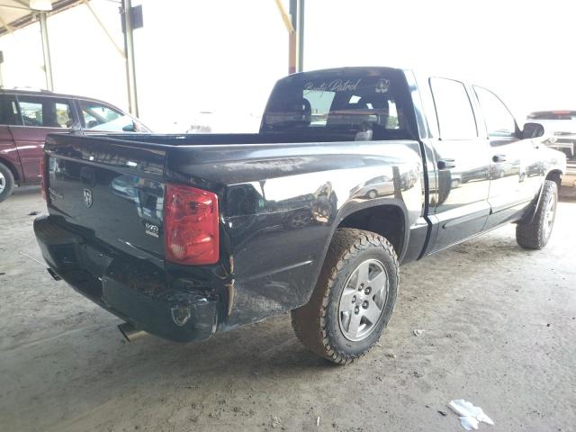 1D7HE48J76S572064 - 2006 DODGE DAKOTA QUA BLACK photo 4