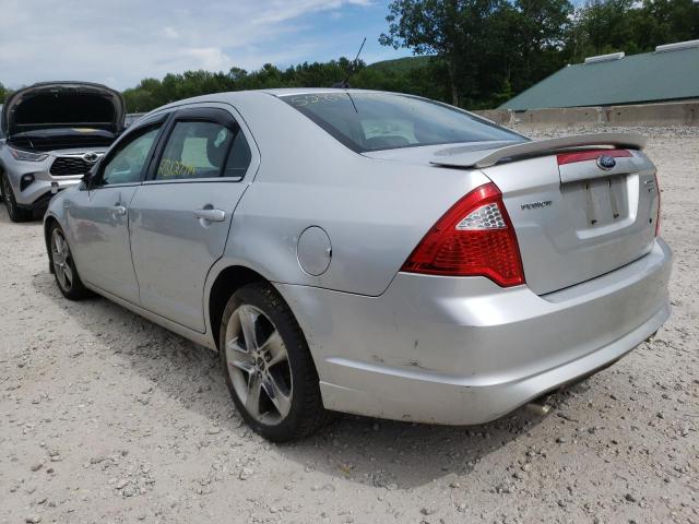 3FAHP0DC9BR101761 - 2011 FORD FUSION SPO SILVER photo 3