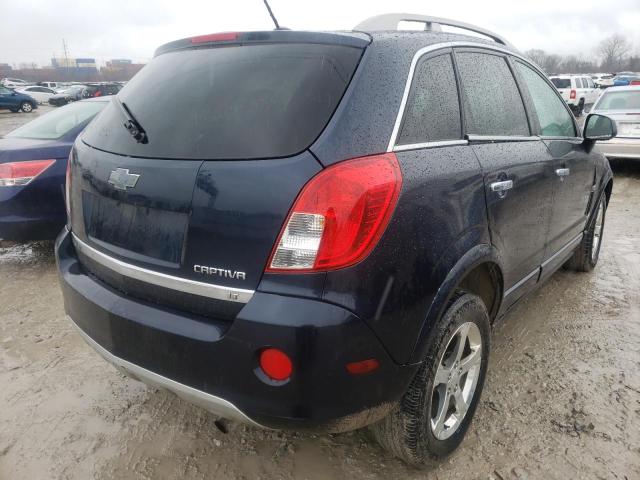 3GNAL3EK7ES553372 - 2014 CHEVROLET CAPTIVA LT BLUE photo 4