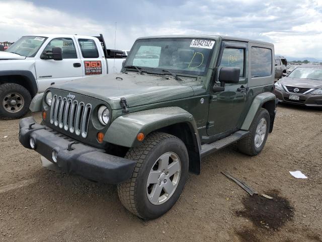 1J4FA54198L505076 - 2008 JEEP WRANGLER S GREEN photo 2