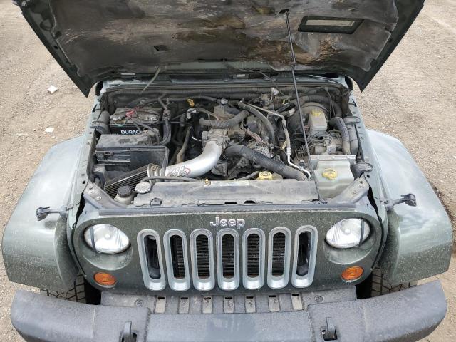 1J4FA54198L505076 - 2008 JEEP WRANGLER S GREEN photo 7