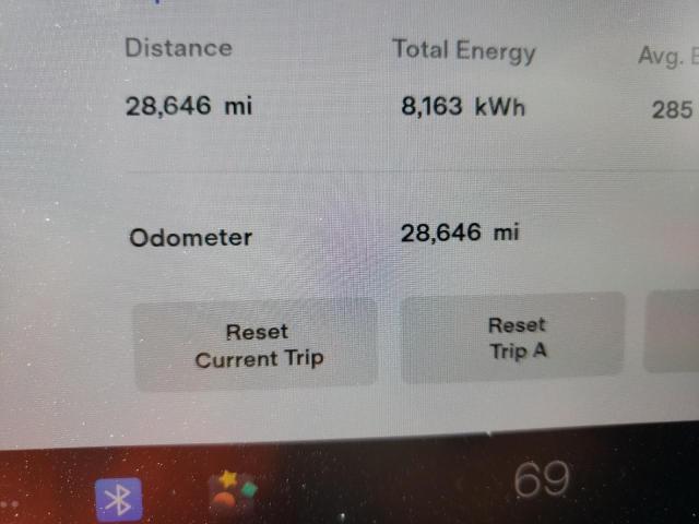 5YJYGDEE0LF006431 - 2020 TESLA MODEL Y Синий фото 8