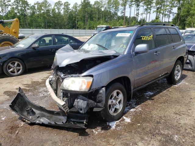 JTEDD21A370170786 - 2007 TOYOTA HIGHLANDER BLUE photo 2