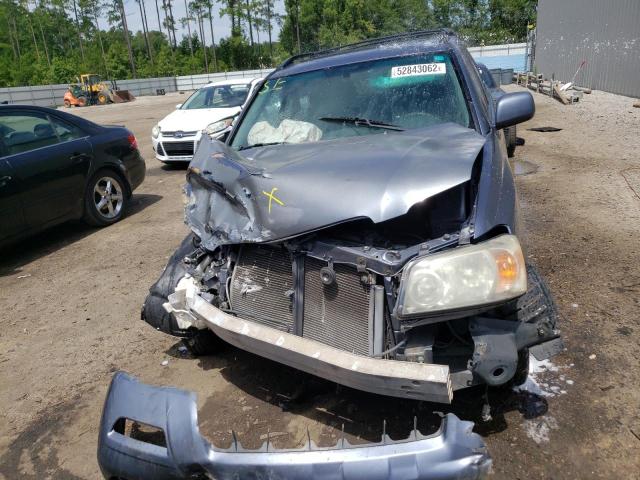 JTEDD21A370170786 - 2007 TOYOTA HIGHLANDER BLUE photo 7