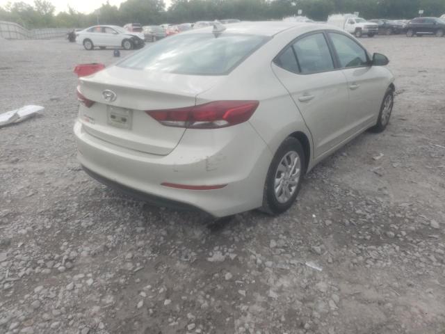 5NPD74LF6HH182788 - 2017 HYUNDAI ELANTRA BEIGE photo 4