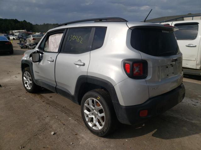 ZACCJBBT7GPC92876 - 2016 JEEP RENEGADE L SILVER photo 3