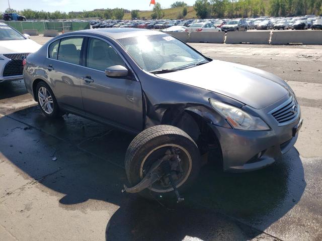 JN1DV6AR6BM653627 - 2011 INFINITI G25 GRAY photo 1