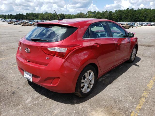 KMHD35LH2FU237545 - 2015 HYUNDAI ELANTRA GT RED photo 4