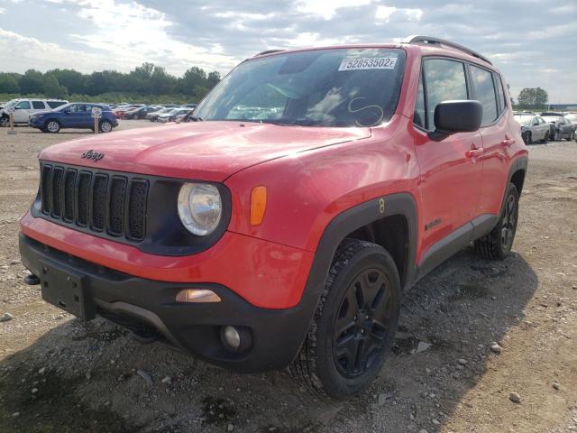 ZACNJBABXLPL74769 - 2020 JEEP RENEGADE S RED photo 2